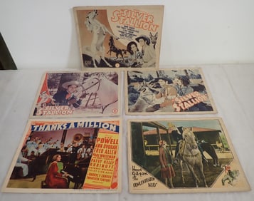 Silver Stallion & Thanks A Million Lobby Cards