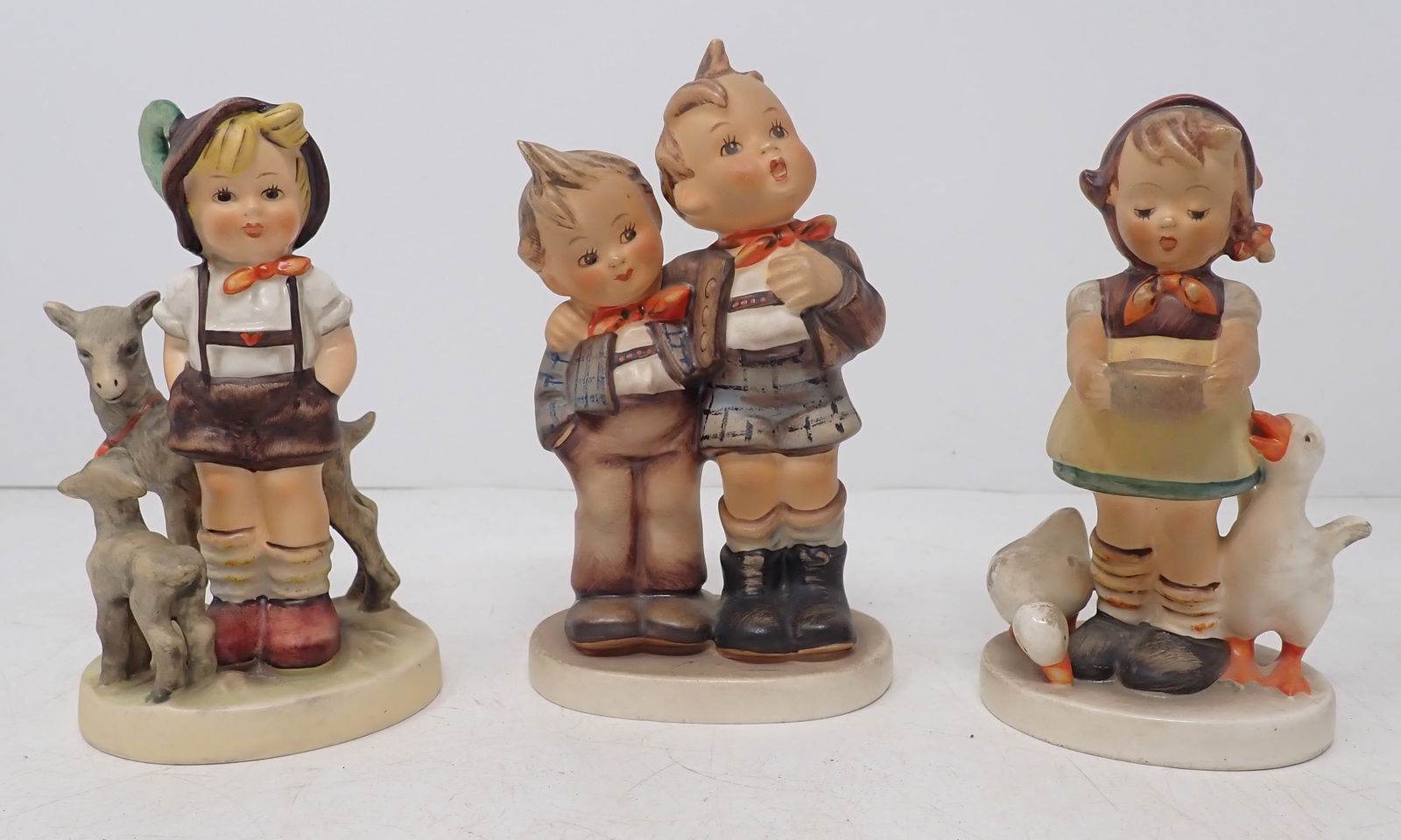 3 Hummel Goebels: Tallest is apprx 5 3/8". Shipping available