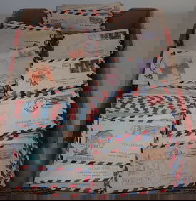 Box Filled w/ Airmail Envelopes