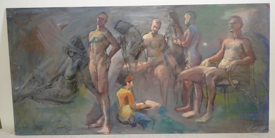 Unfinished John Reilly Nudes Collage