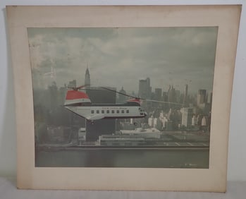 New York Airways Helicopter Boeing Photograph
