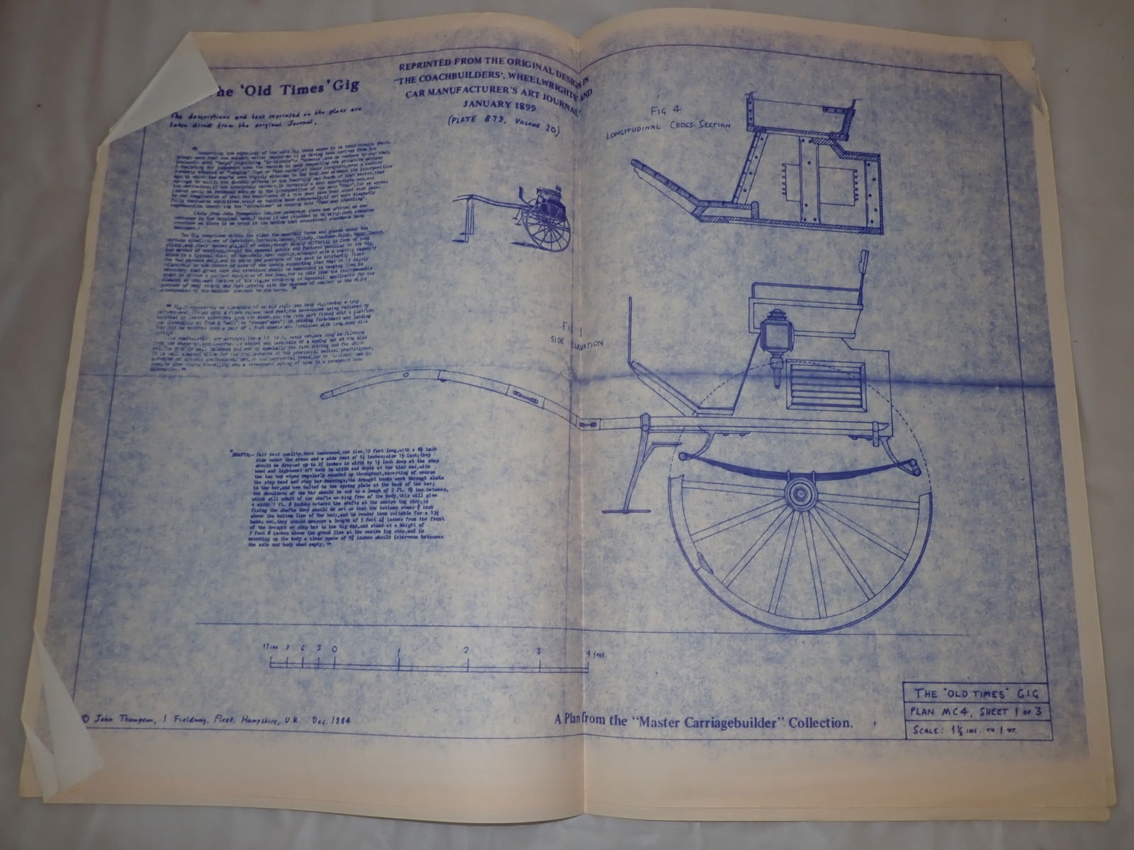 John Thompson Carriage Builder Plans (1 of 7)