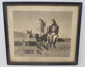 1938 Rudy Vallee Whiteman's Ranch Photograph