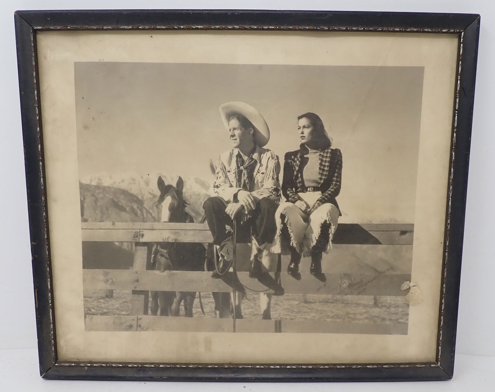 1938 Rudy Vallee Whiteman's Ranch Photograph (1 of 4)