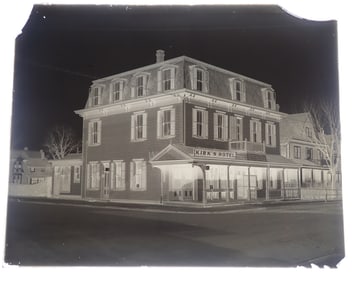 Kirks Hotel & House Glass Photo Negatives