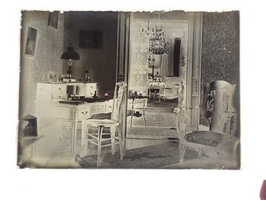 9 Interior Glass Plate Negatives
