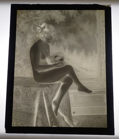 Anna Hamilton Nude w/ Fish Bowl Glass Negative