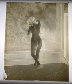 Anna Hamilton Nude Glass Plate Negative