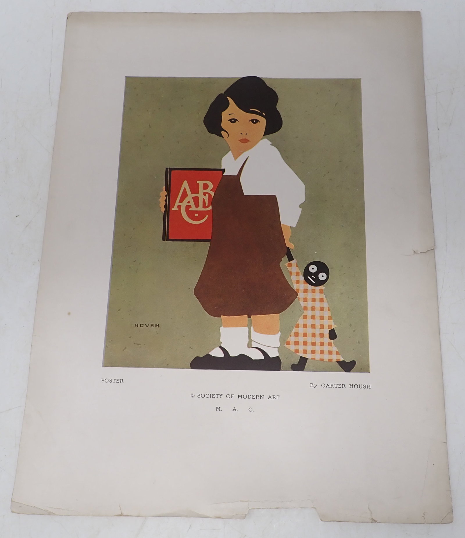 Carter Housh Poster Sample: Approx 9 1/4" x 12 1/4". Shipping available