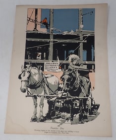 Rogers & Co NY Horse Drawn Wagon Illustration