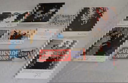 Presidential / Political Photos incl Bush Autograph