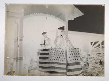 Theodore Roosevelt Glass Plate Negative