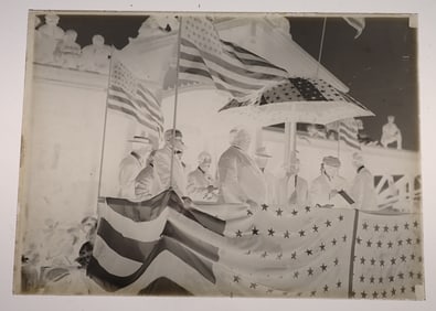 Theodore Roosevelt Glass Plate Negative