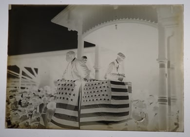 Theodore Roosevelt Glass Plate Negative