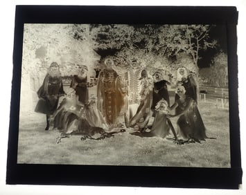 Shakespearean Troupe Glass Negative