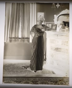 Mrs Runkel Glass Negative