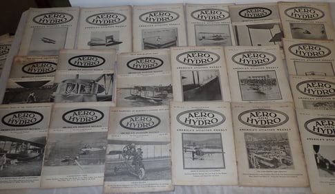 19 Aero and Hydro Aviation Magazines