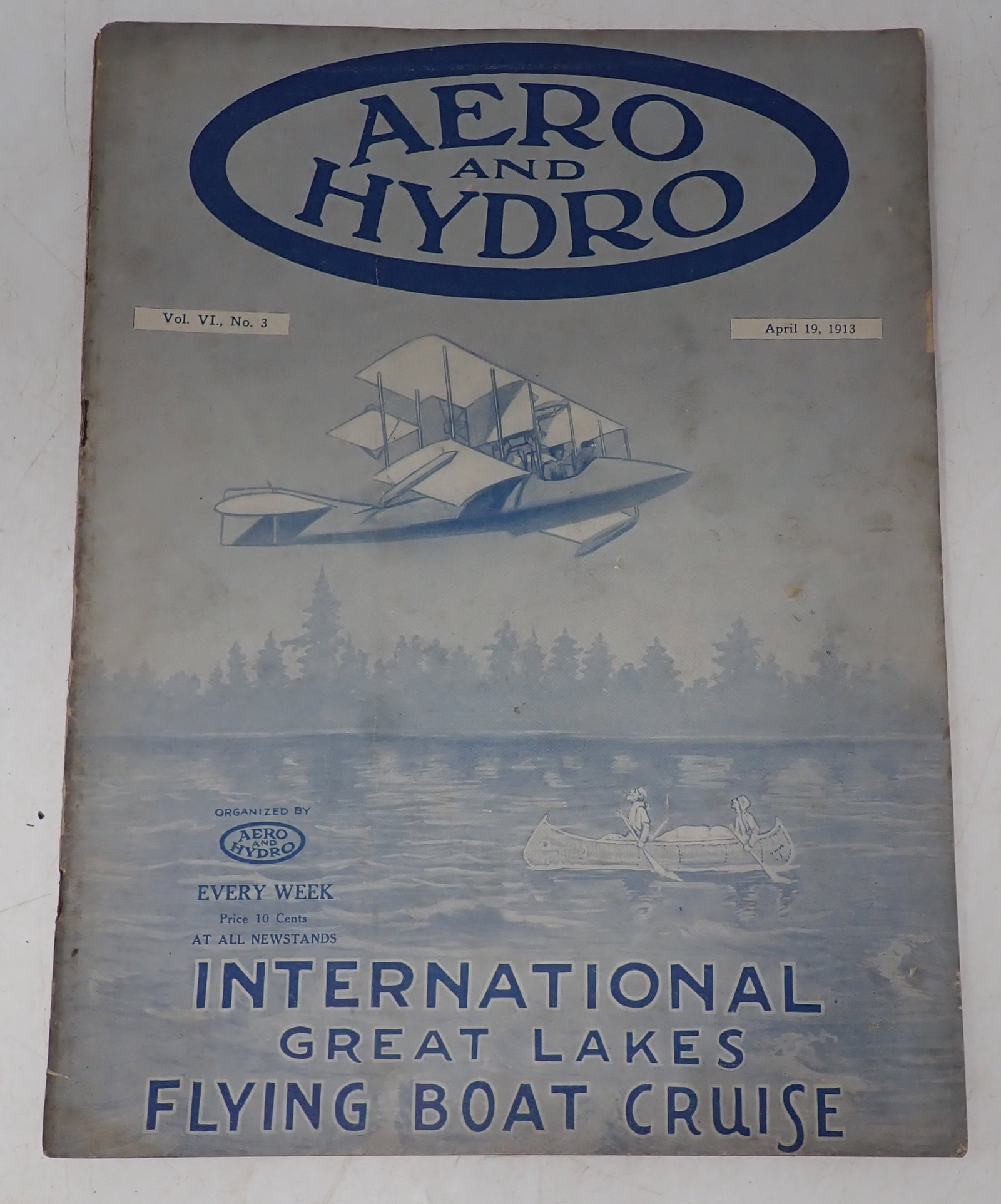 (30) 1913 Aero & Hydro Aviation Magazines (1 of 12)