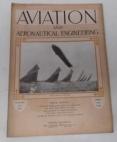 (15) 1916 & 1917 Aviation & Aeronautical Engineering Magazines