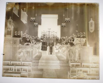 2 Church Glass Plate Negatives