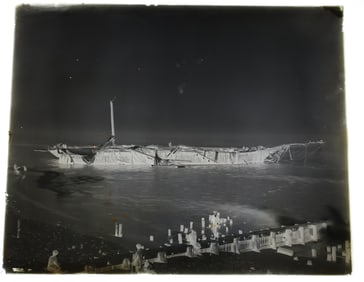 Charles K. Buckley Long Branch NJ Shipwreck Negative