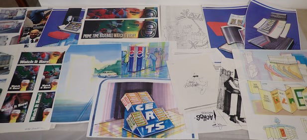 Photocopies of John Reilly Sketches