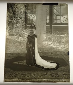 2 Glass Plate Negatives w/ Jeanette Finn