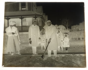 Ground Breaking Ceremony Glass Negative