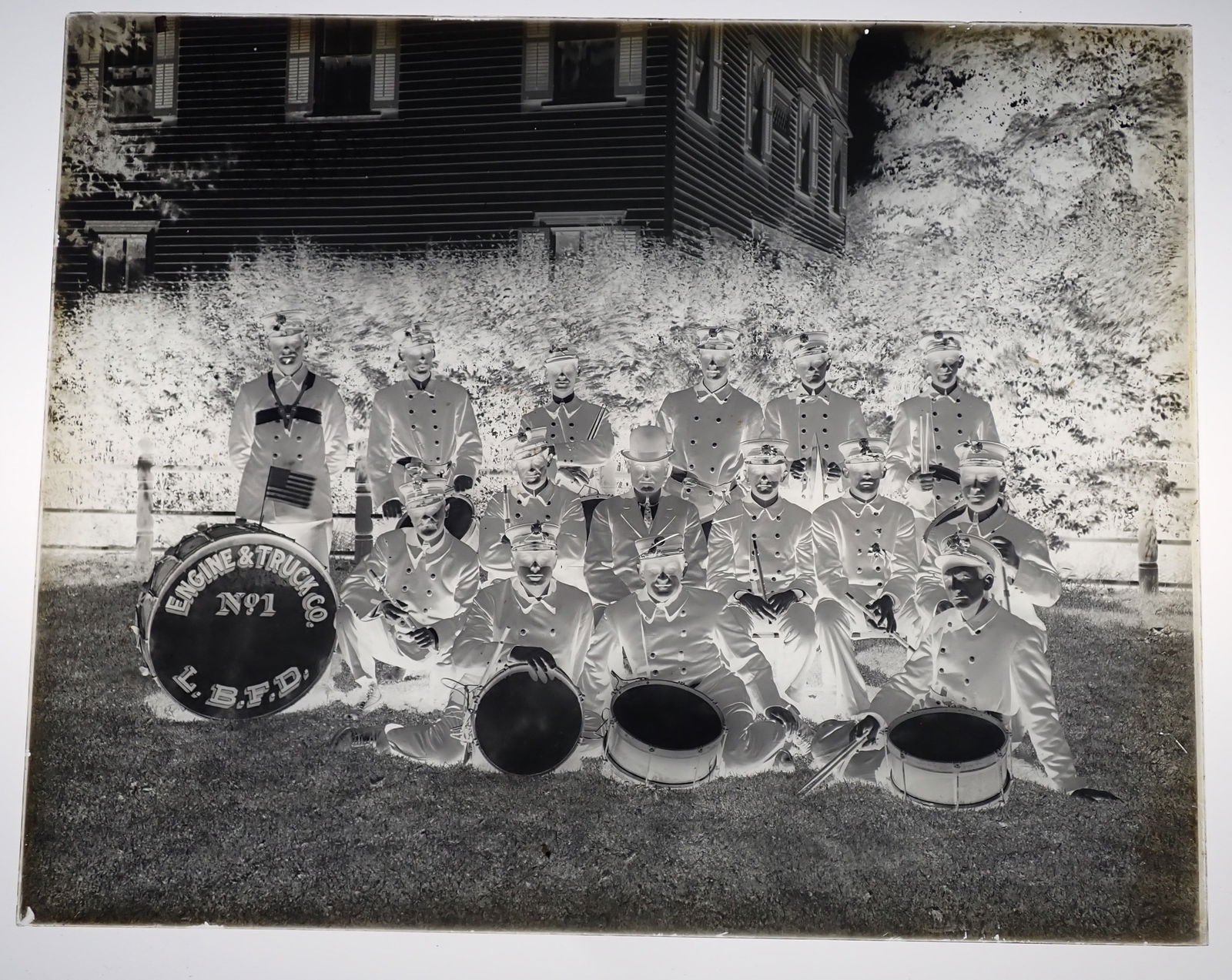 Engine Truck Co. No. 1 Long Branch NJ Band Negative (1 of 3)