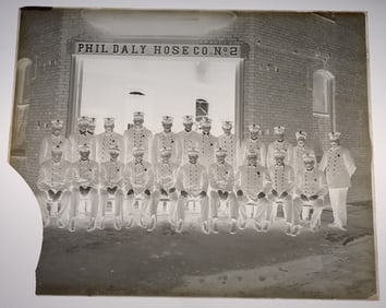 Phil Daly Hose Co. No. 2 Glass Negative