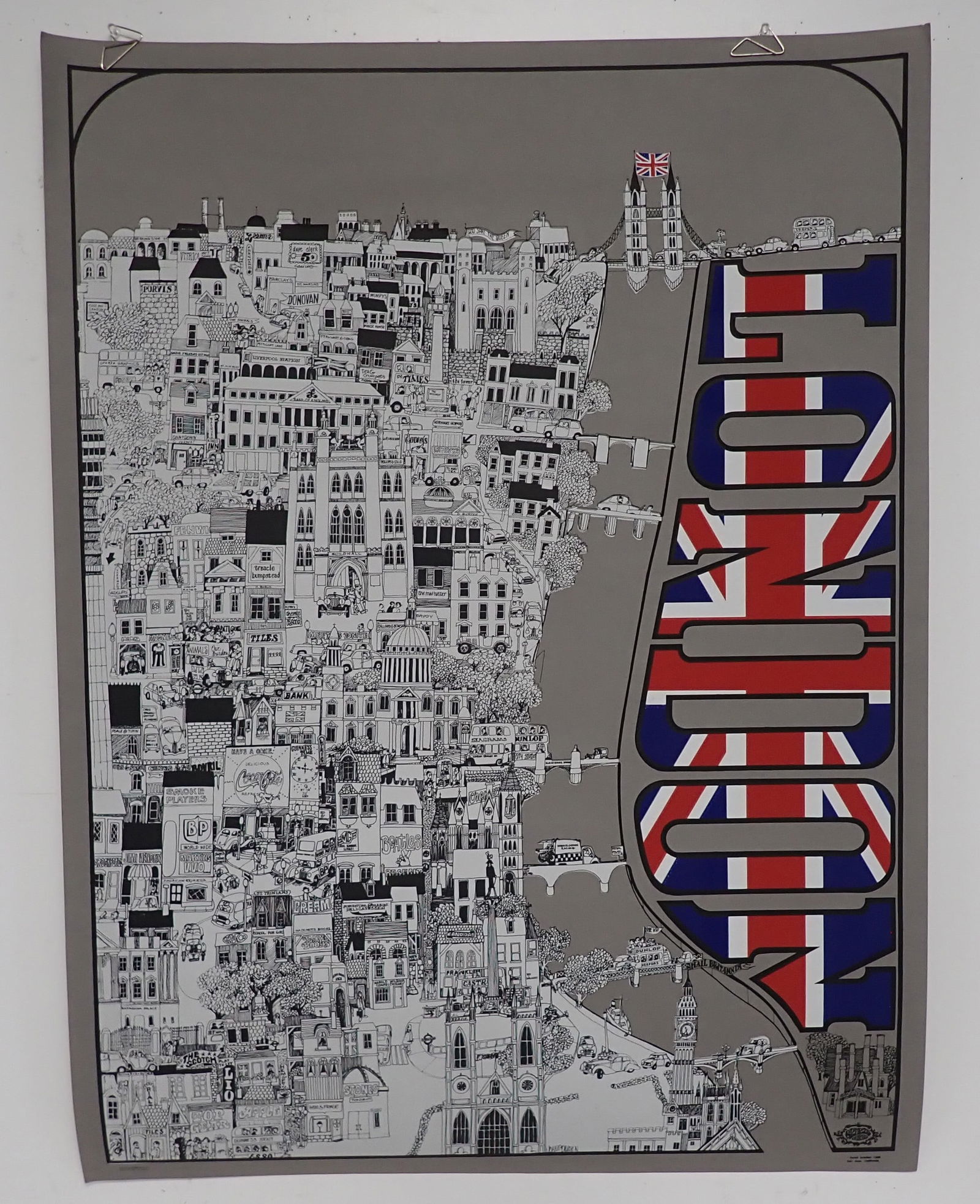 1968 John Johnson David Schiller London Poster (1 of 13)