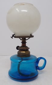 Blue Font Finger Oil Lamp