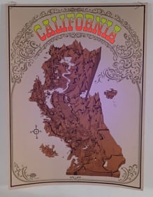 1968 David Schiller John Johnson California Poster