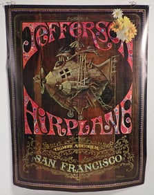 1967 Jefferson Airplane Dave Schiller John Michaelson Poster