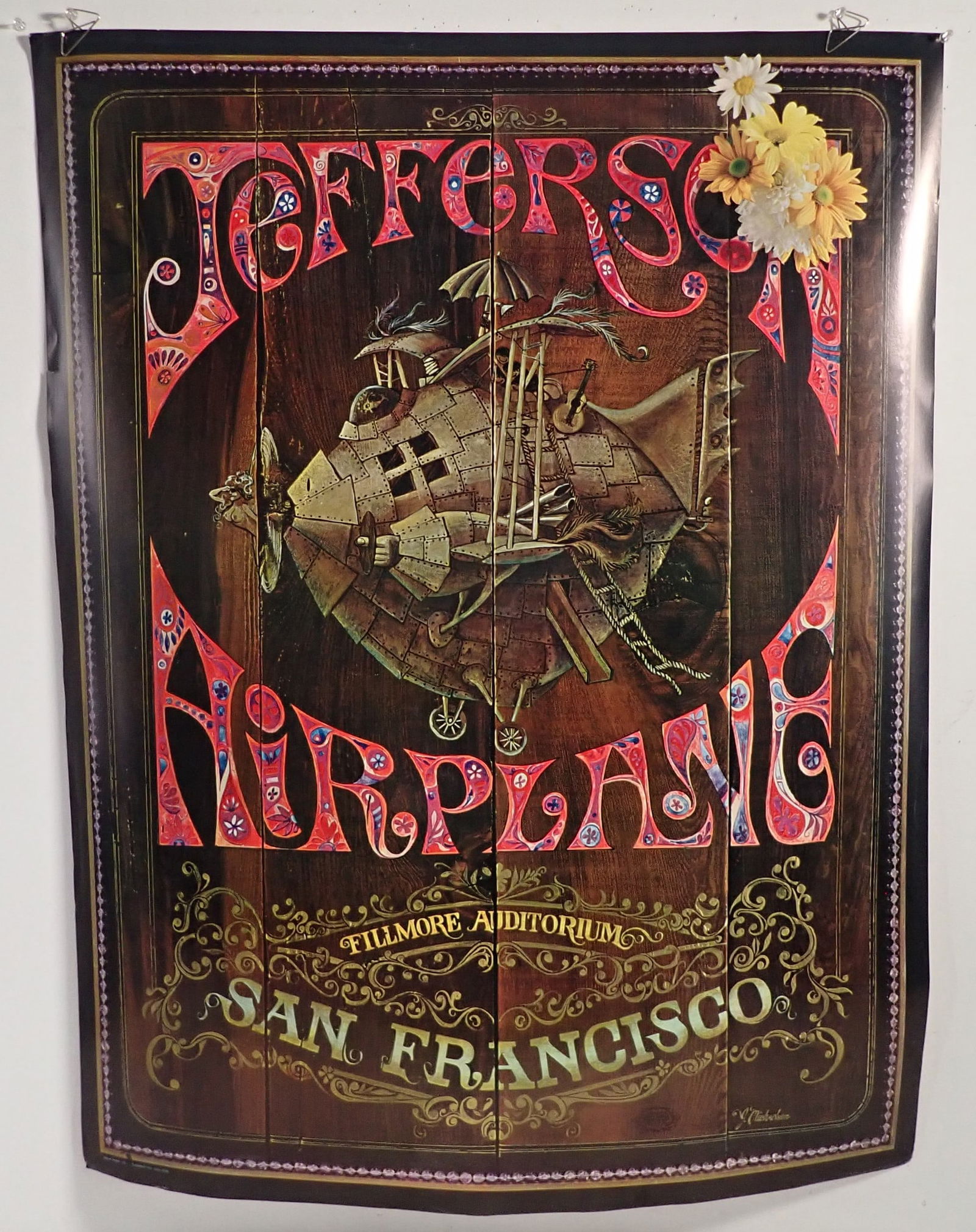1967 Jefferson Airplane Dave Schiller John Michaelson Poster (1 of 10)