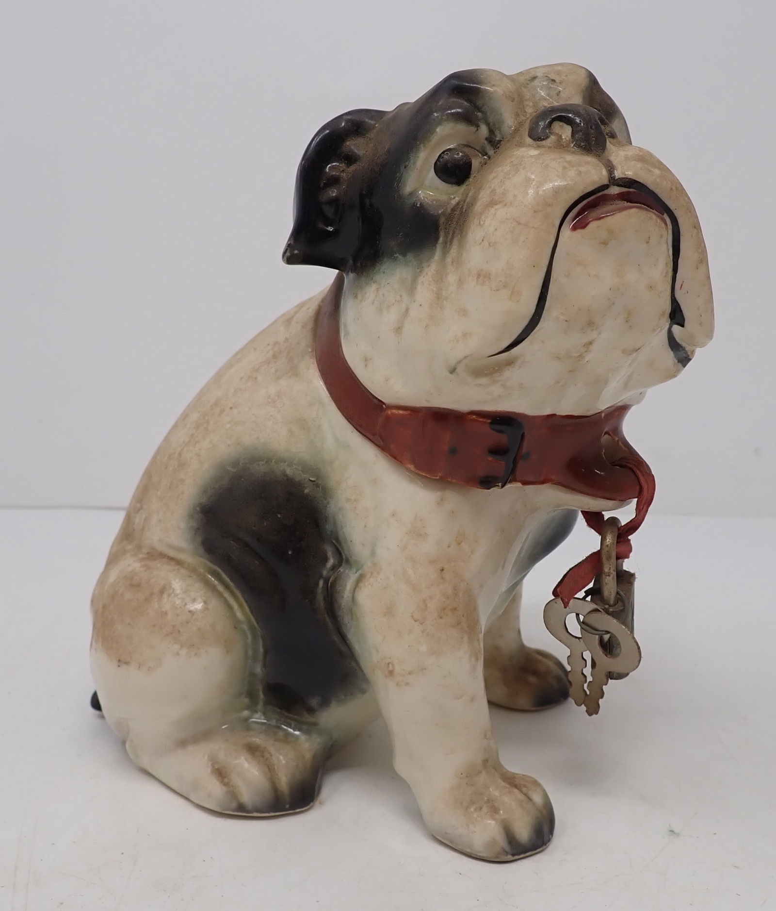 Bulldog Bank Ceramic Bank: Approx 6 1/4" tall. Shipping available.