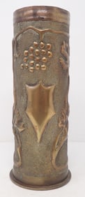 1916 Ornate Artillery Shell Trench Art