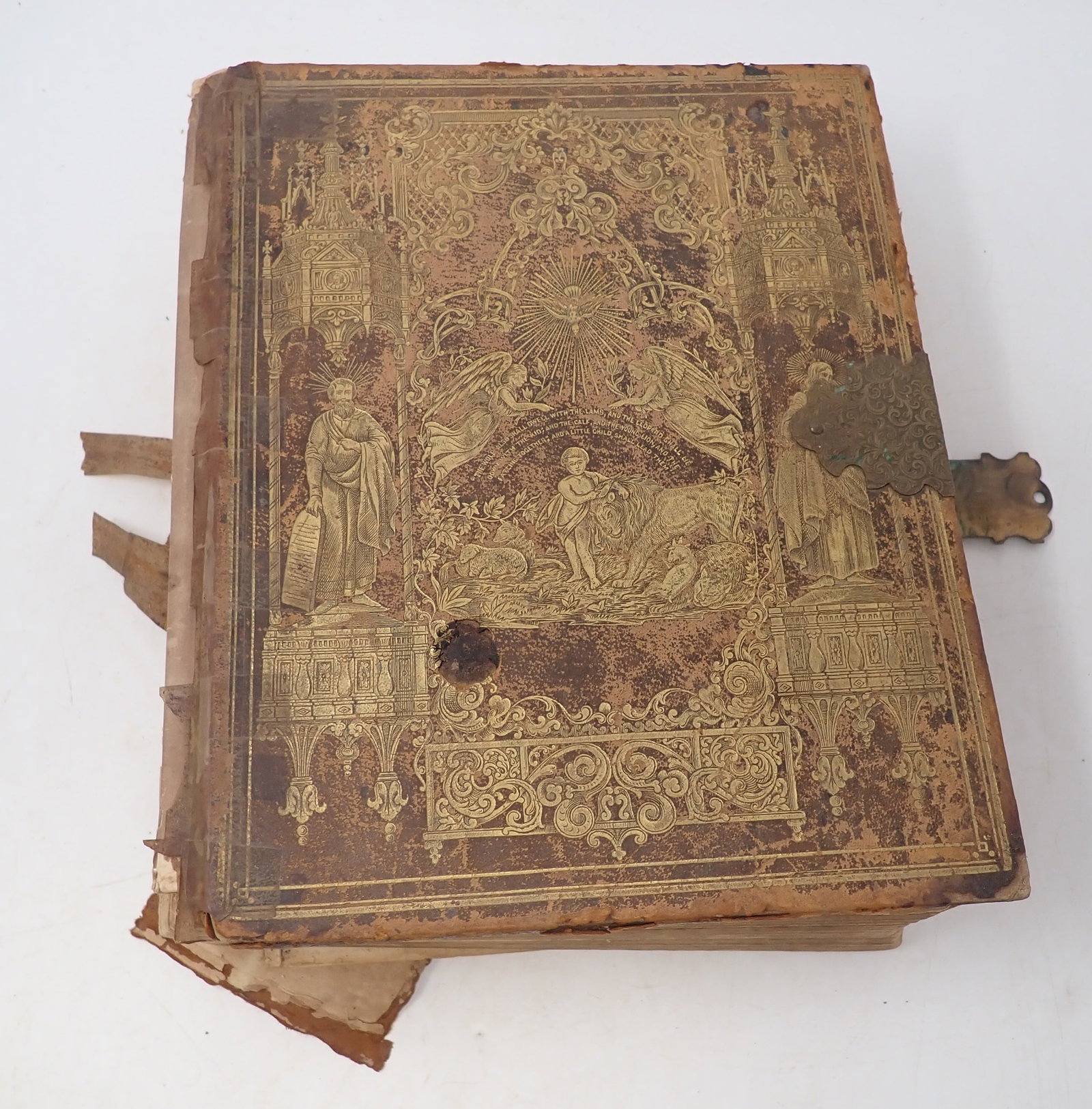 1859 Hardings' Fine Edition Holy Bible (1 of 8)