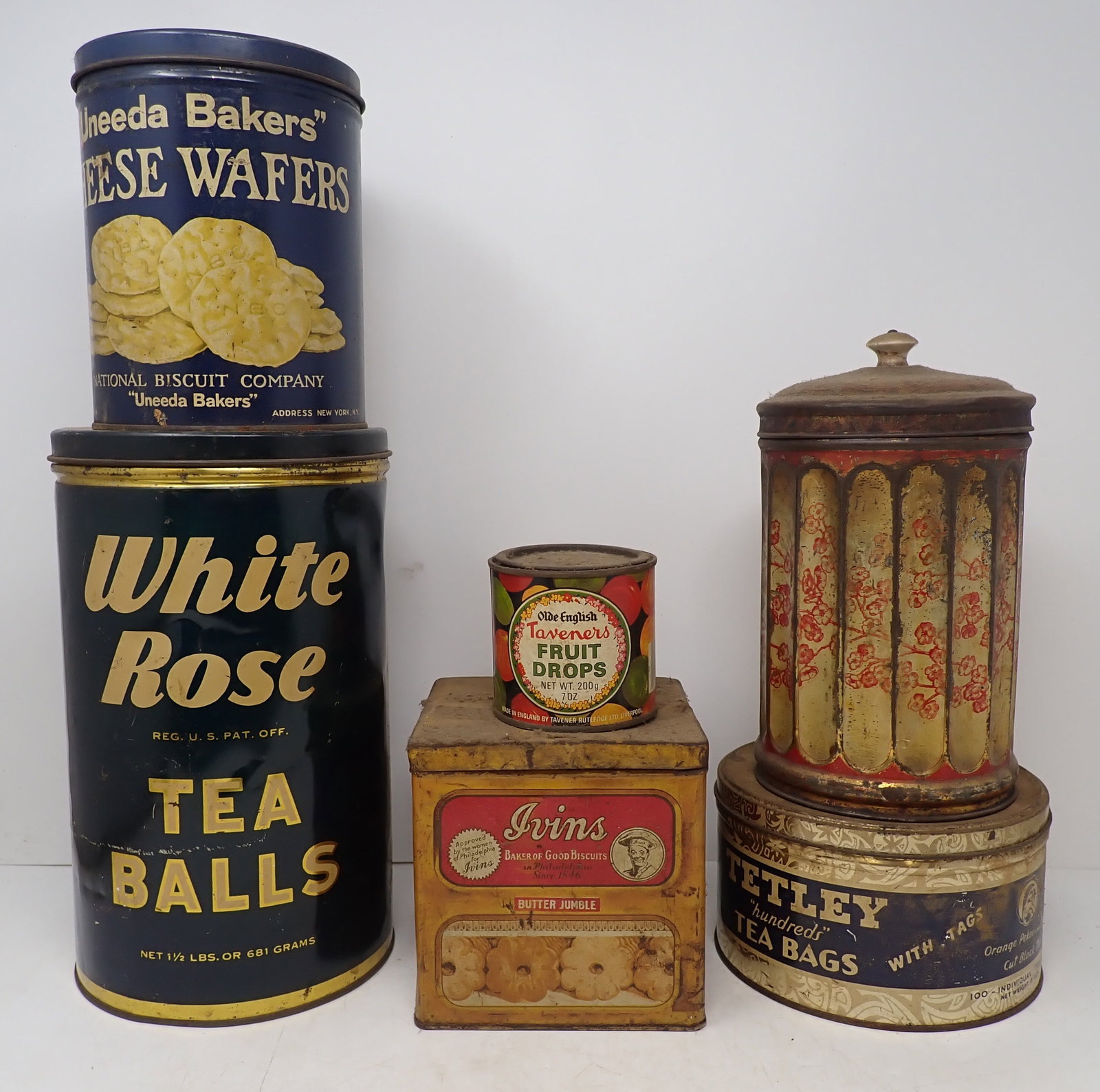 National Biscuit , Taveners Fruit Drops & Misc Tins (1 of 4)