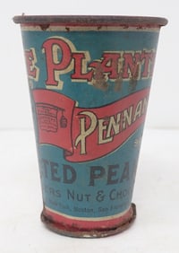 Planters Pennant Mr Peanut Tin Cup