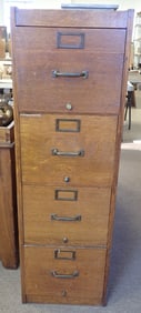 Oak File Cabinet