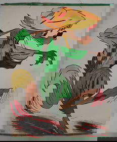 Art Trippanera Brer Fox Black Light Glow Poster