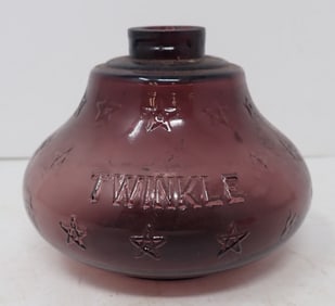 34 Star Twinkle Amethyst Oil Lamp