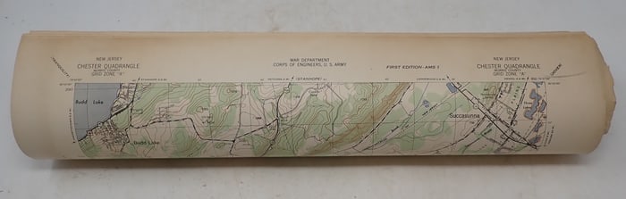 56 New Jersey War Department U.S. Army Corps Maps