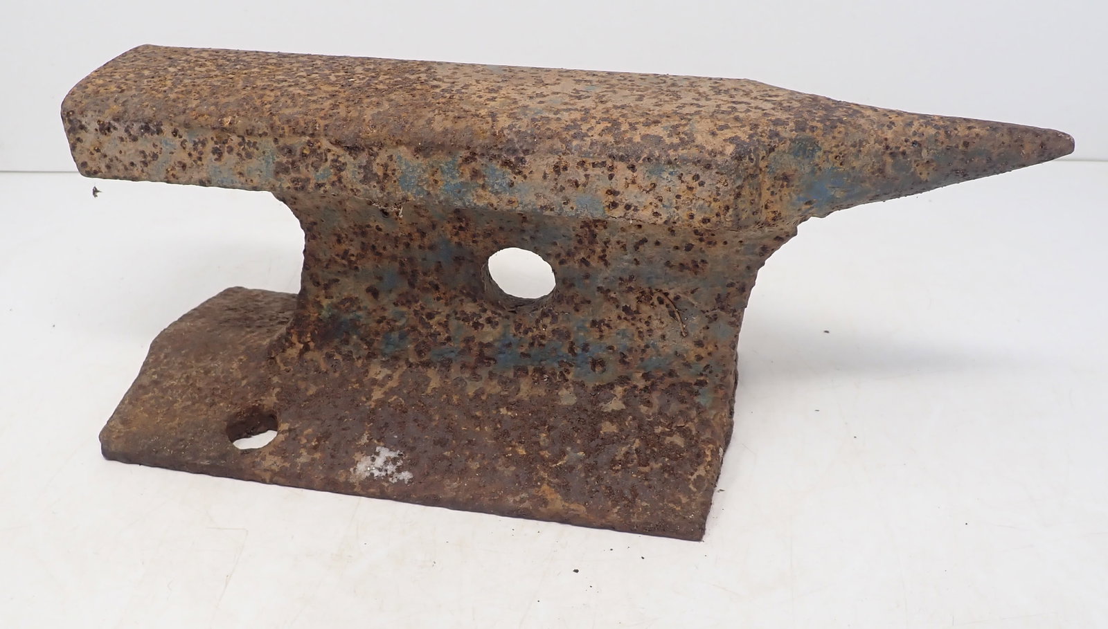 Railroad Track Anvil: Overall measurements are approx 5" x 13" x 5 1/4" tall. Shipping available