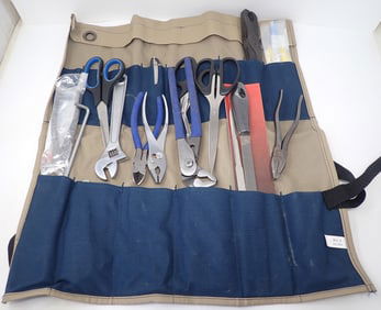 Utica Pliers , Pocket Knife , Scissors , & Tool Pouch
