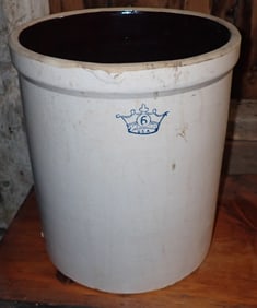 6 Gallon Stoneware Crock