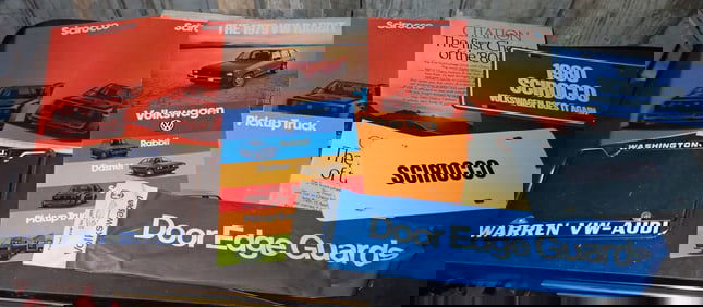 Volkswagen Rabbit Pickup Brochures 1980 Scirocco License Plate