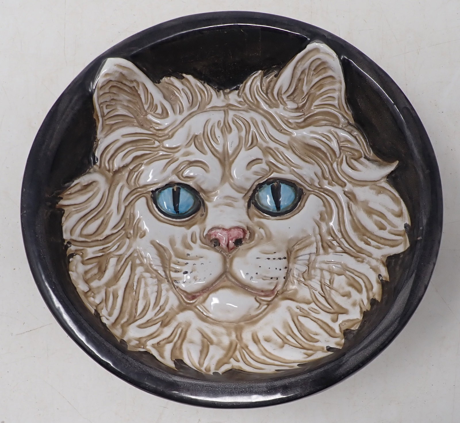 Cat Charger / Bowl: Approx 9 1/2" in diameter and 2 1/2" tall. Shipping available
