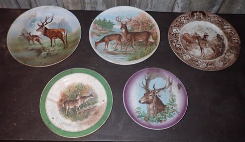 Plates incl Dresden & Royal Staffordshire Confederate Series